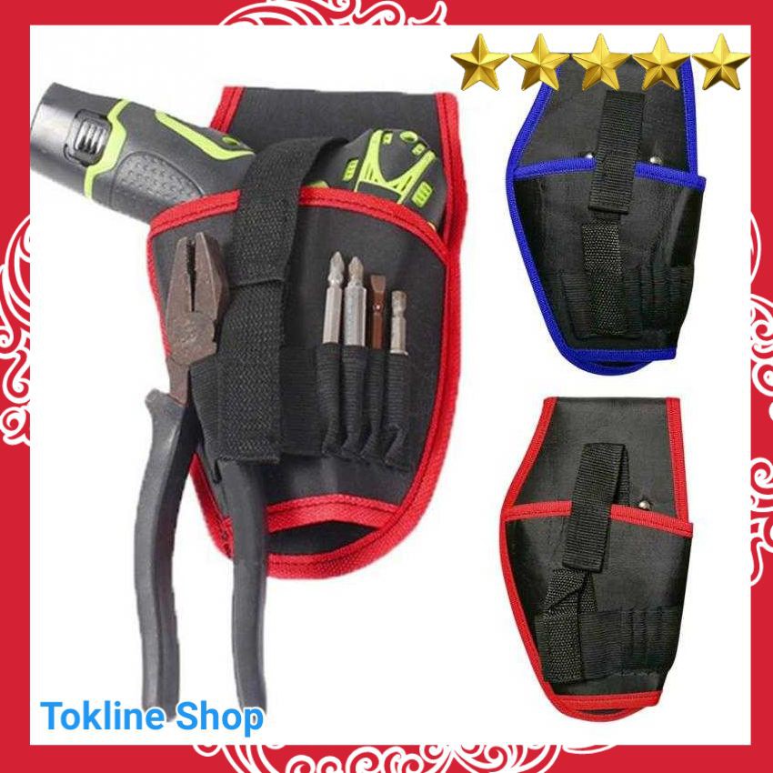 Sale Tas Pinggang Perkakas Mesin Bor Tool Bag Fanny Pack Perkakas Peralatan Tukang