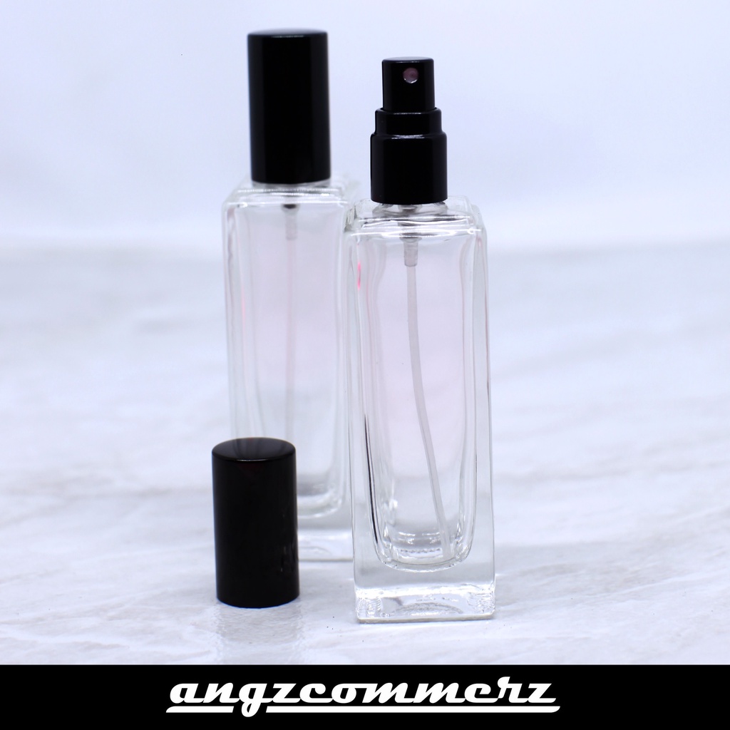 Spray Botol Kaca Parfum Kotak Tebal 30ml