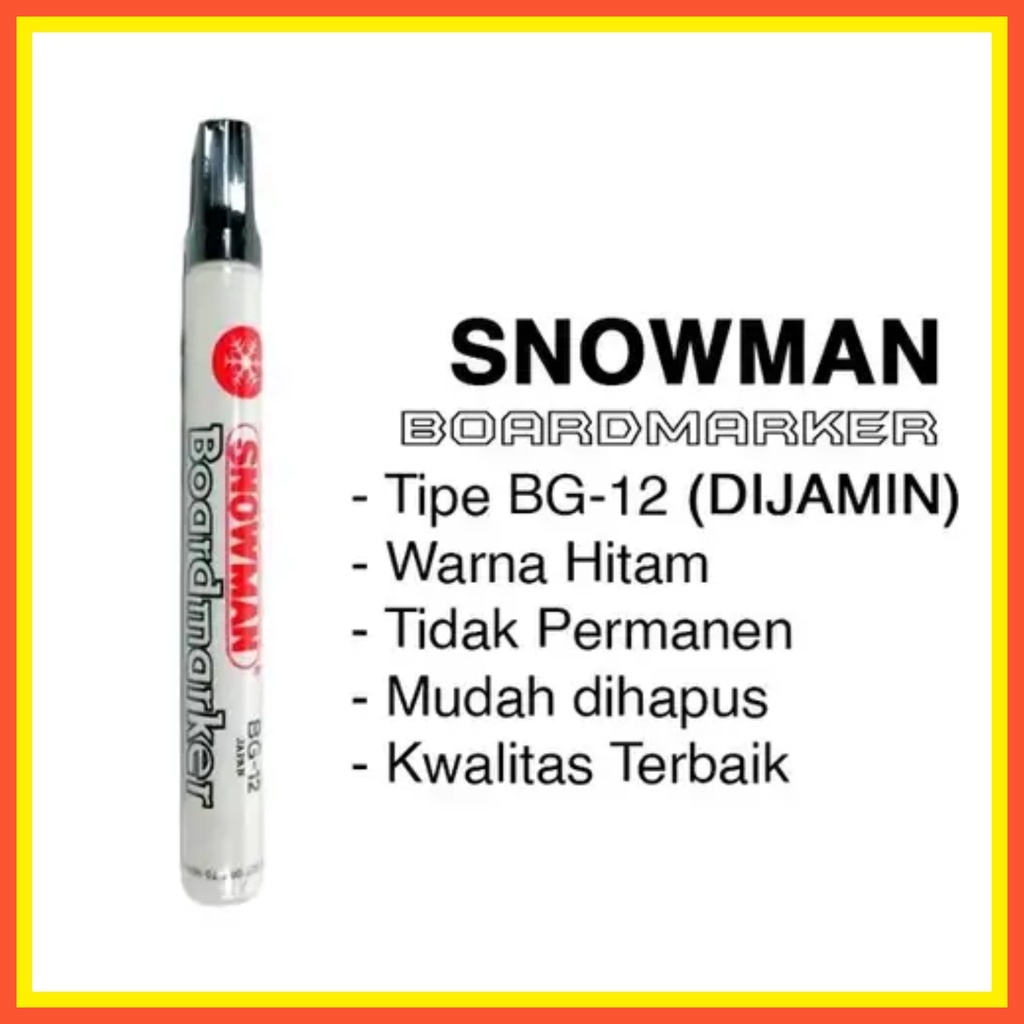 SPIDOL SNOWMAN BG-12 NON PERMANEN / BOARDMARKER