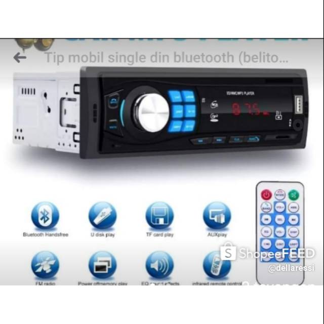 Single din bluetooth