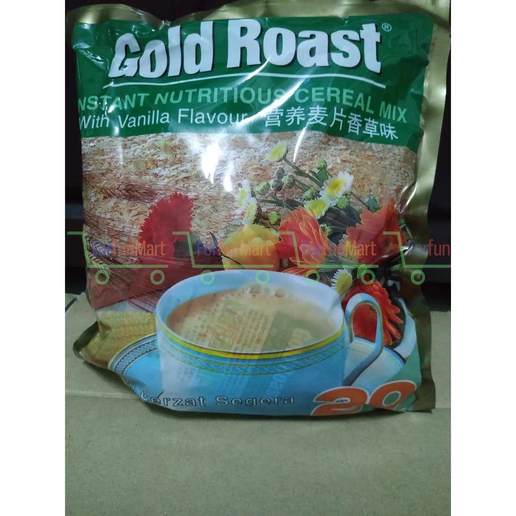 

Sereal Quacker Vanilla Merek Gold Roast Original Isi 20 Sachet
