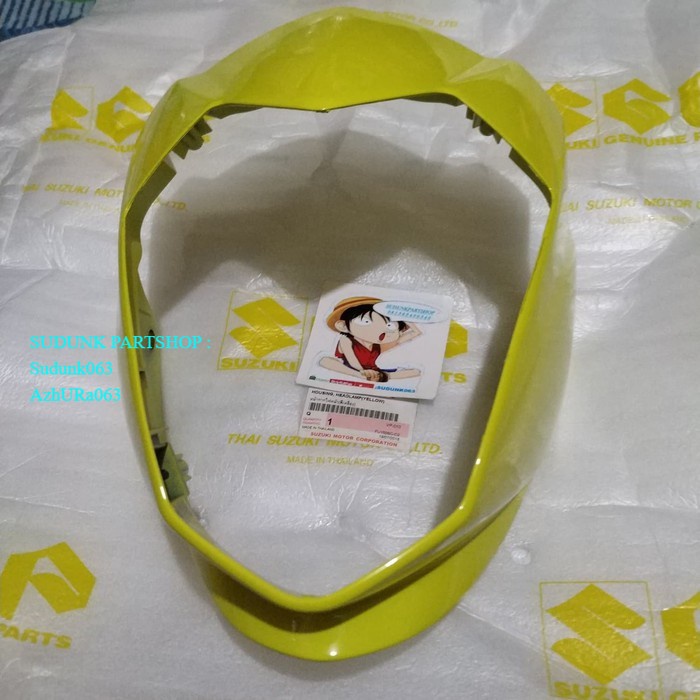 batok cover headlamp Satria Fu CBU yellow kuning ori thailand