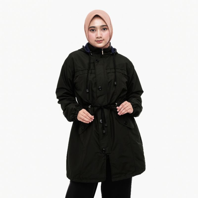 ANAPHA jaket parka muslimah parka syari syar'i syar i panjang jaket hijab hijabers,