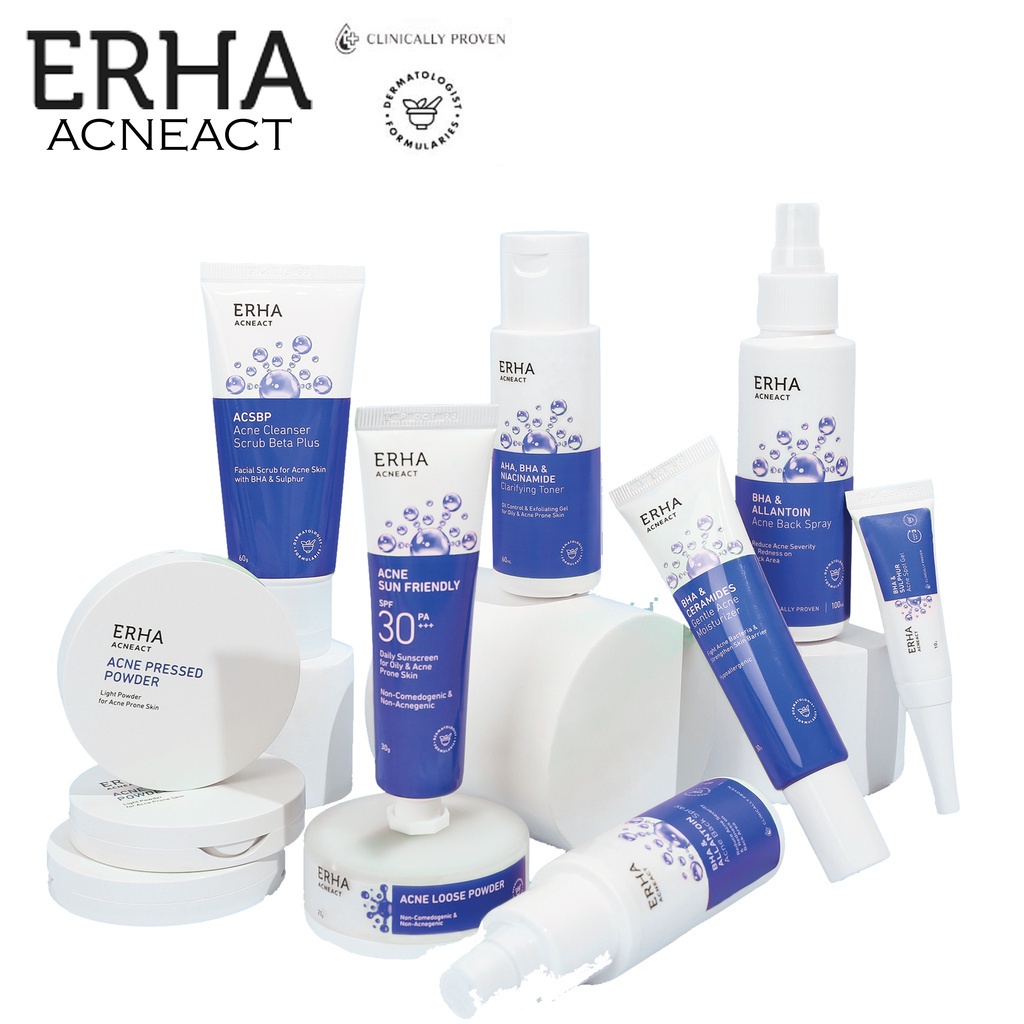 ERHA ACNE ACT ance series | perawatan kulit berjerawat