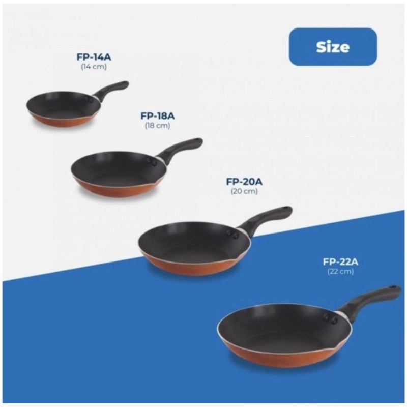 Frypan Miyako / Wajan / Teflon Anti Lengket / Penggorengan