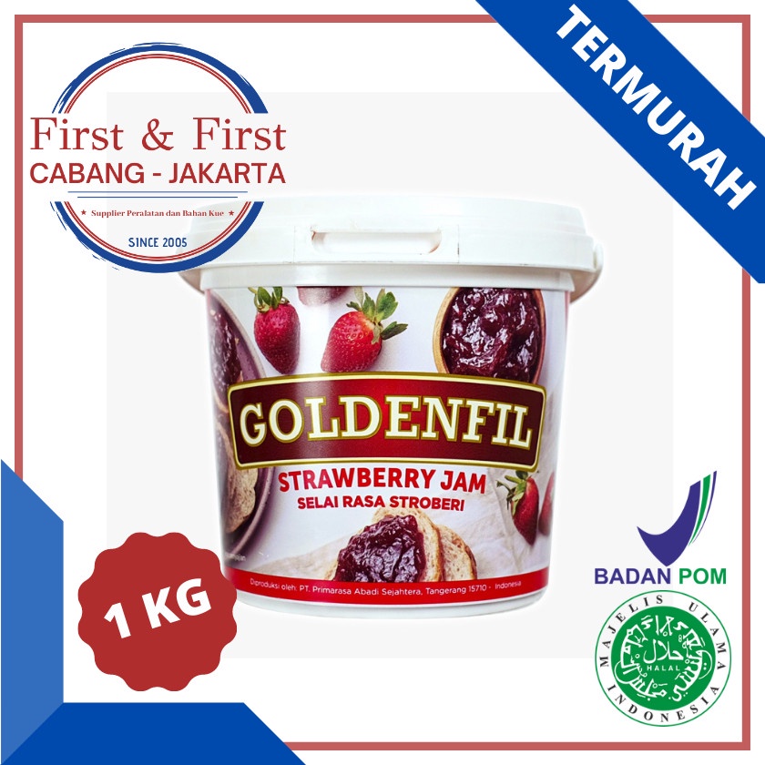 Jual Goldenfill Strawberry Jam 1kg Selai Strawberry Goldenfill Shopee Indonesia 5532