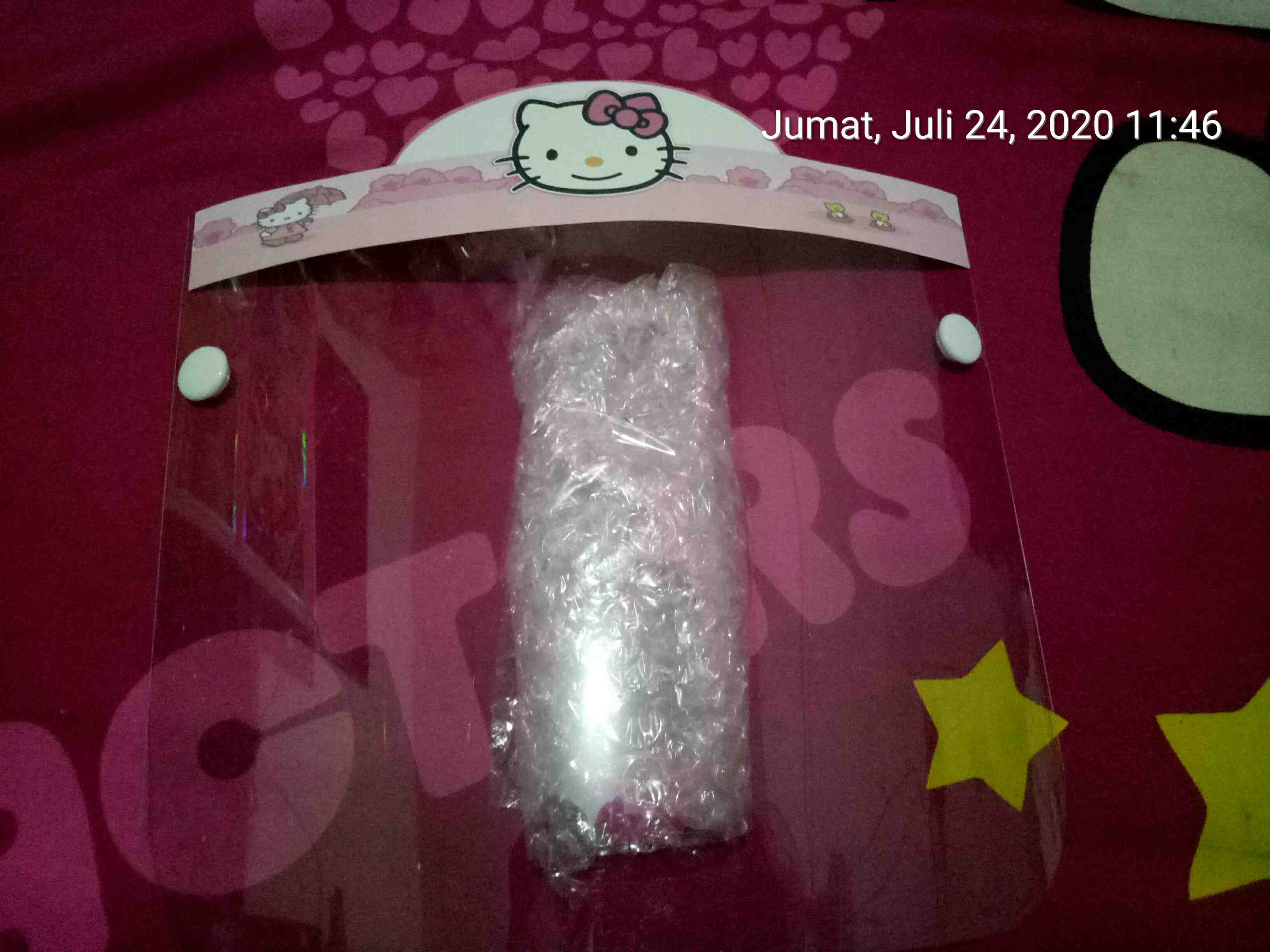 Kacamata Anak Face Shield Karakter Anti Virus