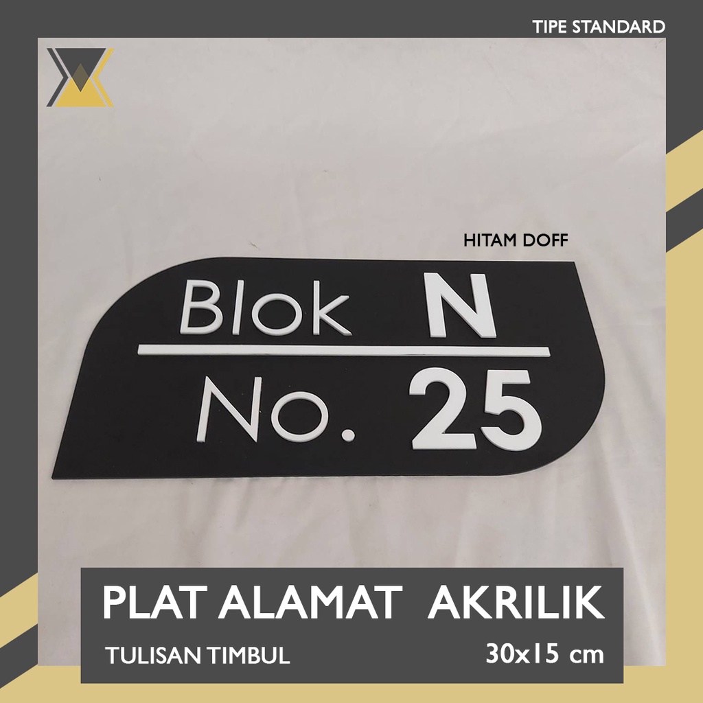 

Papan Plat Akrilik Nomor Alamat Rumah