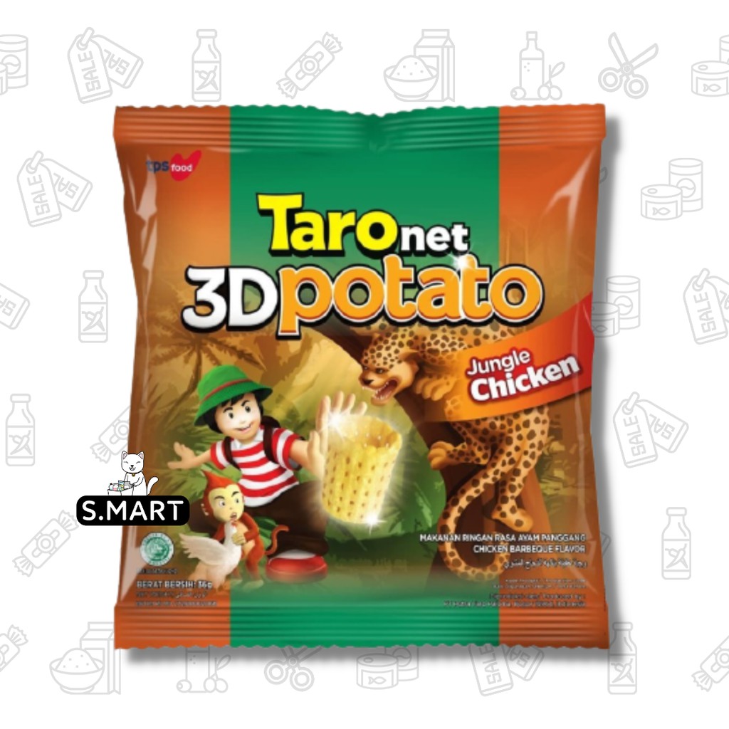 

TARO SNACK 3D JUNGLE CHICKHEN 36 GR