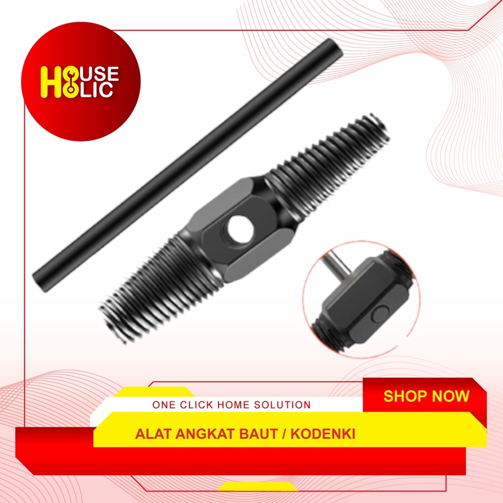 Double Head Screw Extractor / Alat Pembuka Baut Angkat Baut Rusak