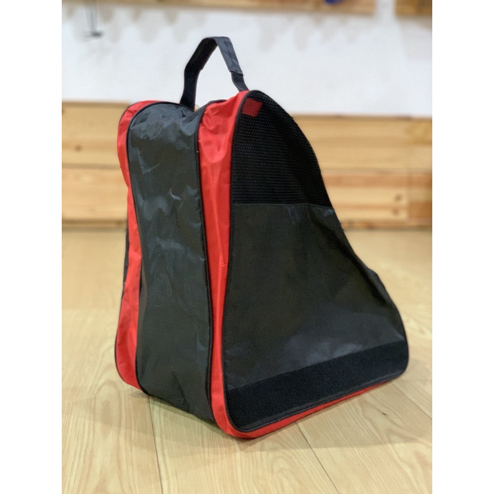 Tas Selempang Sepatu Roda | Slempang Kastem Black Red