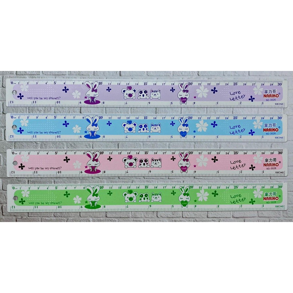 

Penggaris 30 cm/ Nariko NO-3026