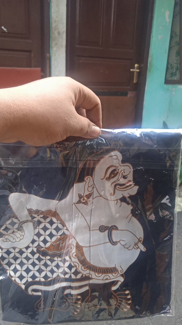 Batik Pria Semar Netes Full Furing Katun Halus Ori Solo