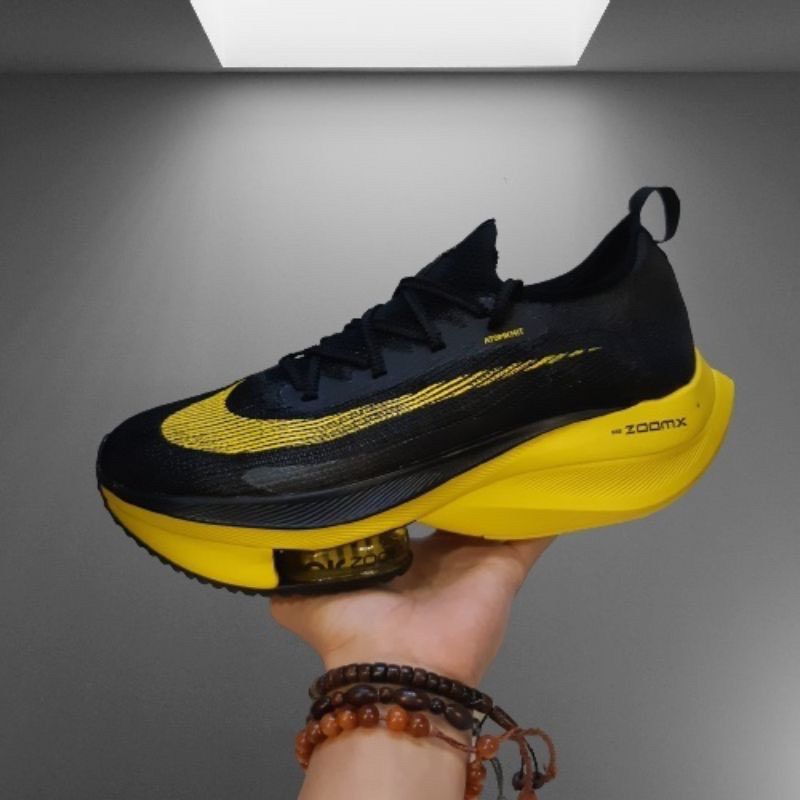 Sepatu Nike Air Zoom Alphafly Next% Black Yellow