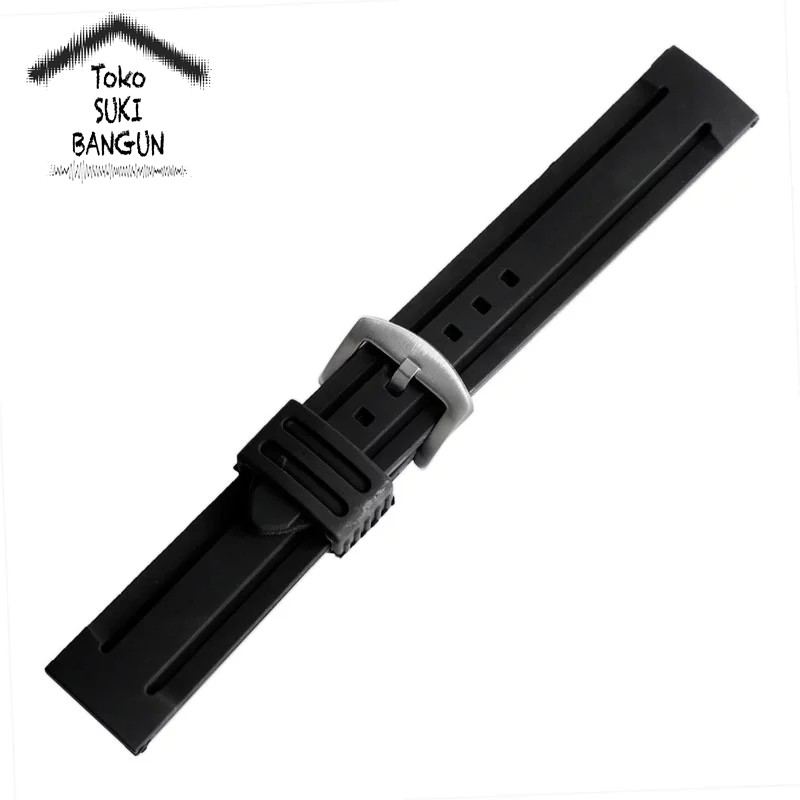 TALI JAM 26mm Rubber Big Strip EMBOSS Watch Band Strap