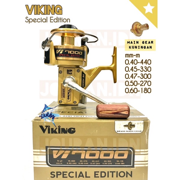 Reel Viking Vi7000 Vi5000 Special Edition Gold