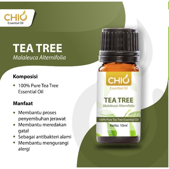 BUY 1 GET 1  CHIO  TEA TREE ESSENSIAL OIL 10ml free 10ml