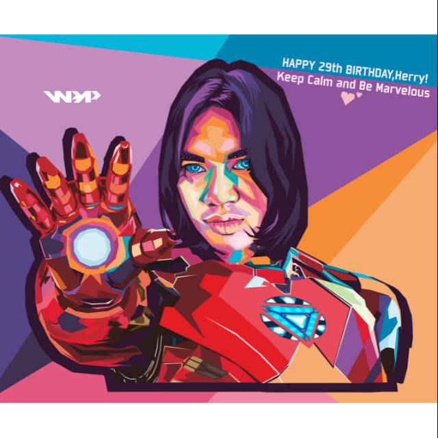 

WPAP /illustrasi digital/lukis digital/kado ultah/wisuda/pacar/pop art