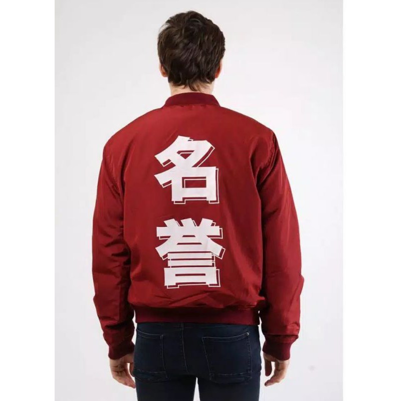 NEW ERIGO BOMBER KOTOBA MAROON HANYA SIZE L| JACKET PRIA | JAKET WANITA