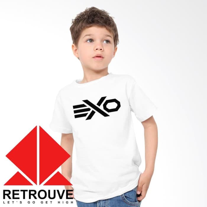 KAOS BAJU COMBED 30S ANAK EXO BAJU ANAK KPOP KOREA FASHION TULIS ITEM TSHIRT