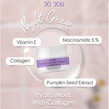❣️Rakkistore99❣️ Xi XiU Hydra Moist With Collagen Day Cream | Night Cream