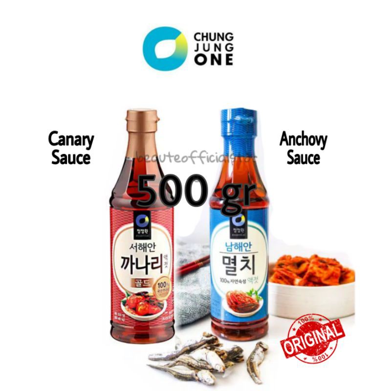 

Anchovy / Canary Sauce Kecap Ikan Korea Chung Jung One