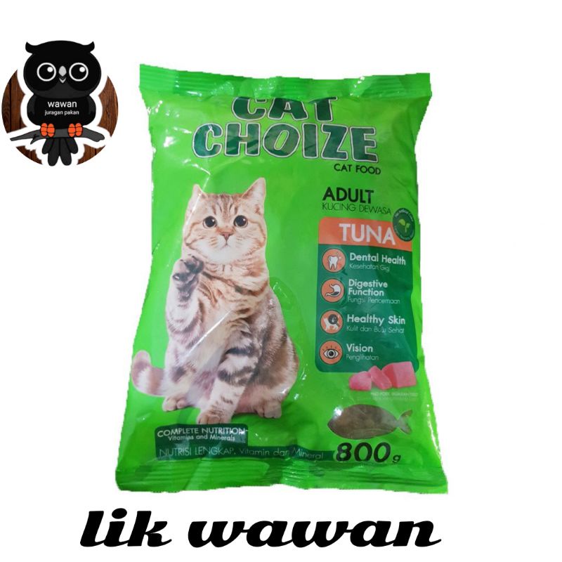 pakan kucing cat choize tuna adult 800 gr, CAT CHOIzE, makanan kucing