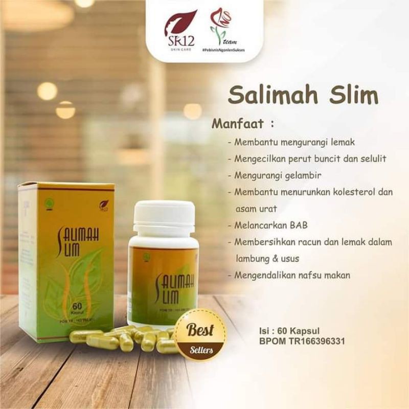 SR12 Pelangsing Badan Ampuh BPOM Salimah Slim pelangsing Badan Pelangsing Tubuh Aman