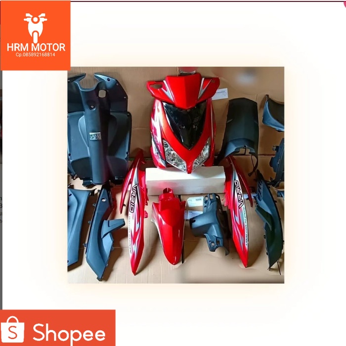 Full Set Cover Body Vario 110 Old - Vario Karbu - lampu depan