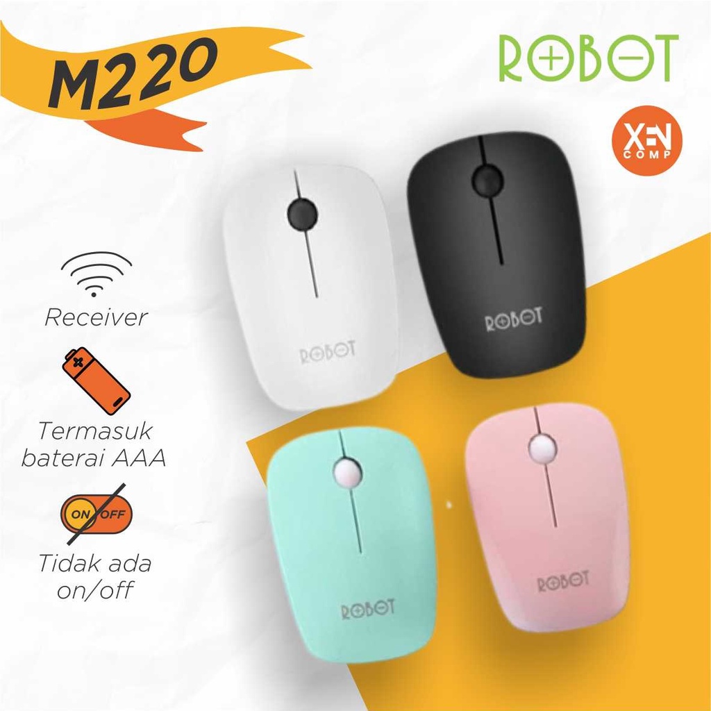 Mouse Wireless Robot M220