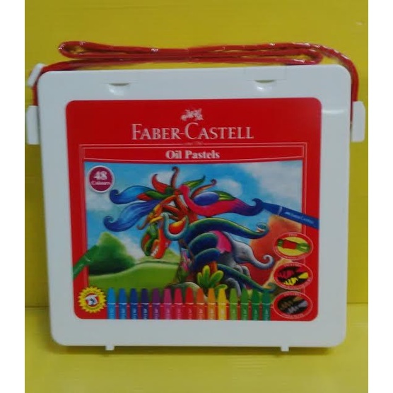 

PASTEL-DRY-OIL- FABER CASTELL OIL PASTEL 48 WARNA -OIL-DRY-PASTEL.