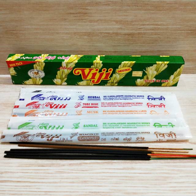 Dupa Buhur Hio Wangi India Viji 7 in 1 35s Pack