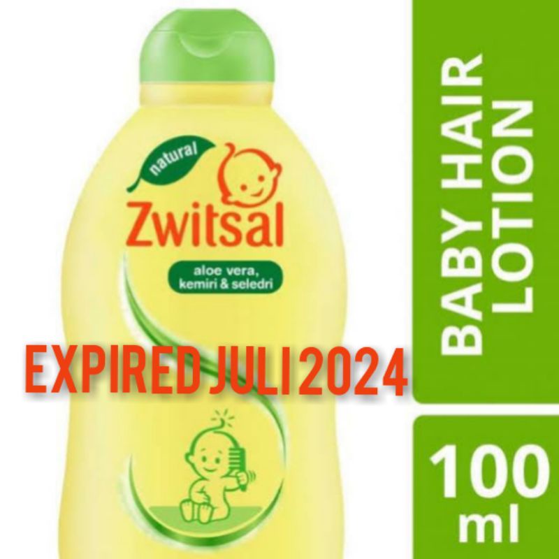 Zwitsal Hair Lotion 100ml Minyak Rambut Bayi Kemiri &amp; Aloe Vera ORIGINAL-BPOM