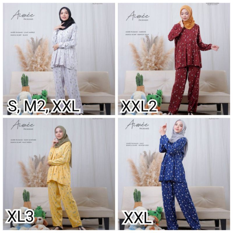 AIMEE PAJAMAS | BAJU TIDUR KATUN NYAMAN ADEM