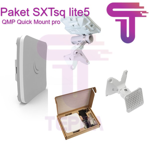 Paket Mikrotik RBSXTsq5nD SXTsq lite5 + QMP Bracket