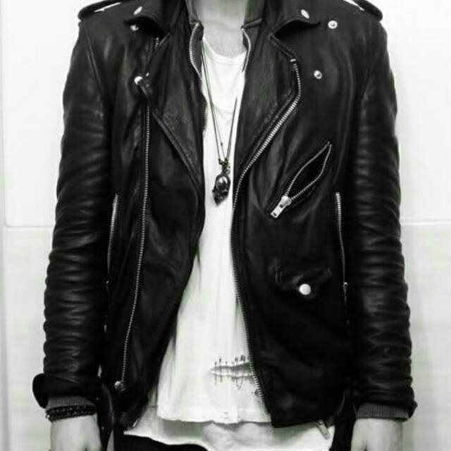 JAKET KULIT ASLI MODEL CHANGCUTERS / JAKET KULIT ASLI MODEL RACING / JAKET KULIT ARTIS ANAK JALANAN