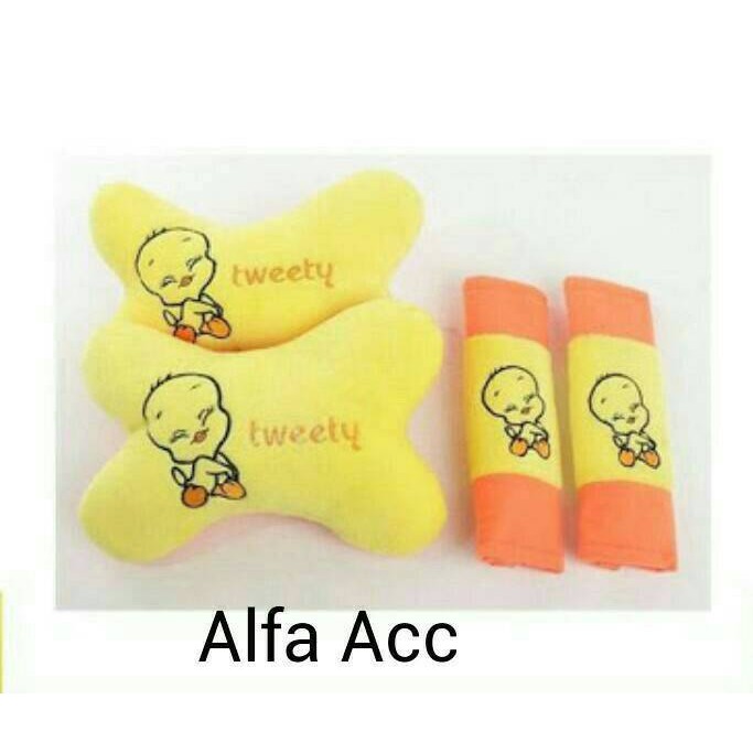 Bantal Mobil 2 in 1 Tweety