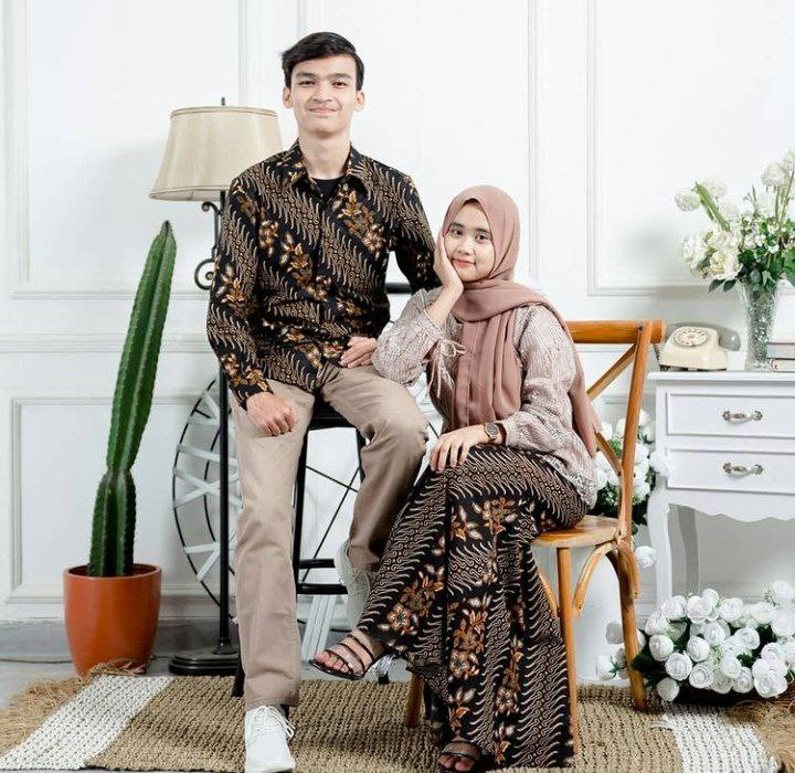 Maura Couple - Sania Ruffle Batik Couple Ori Ndoro Jowi Dnt Garansi Termurah Shopee - Batik Couple