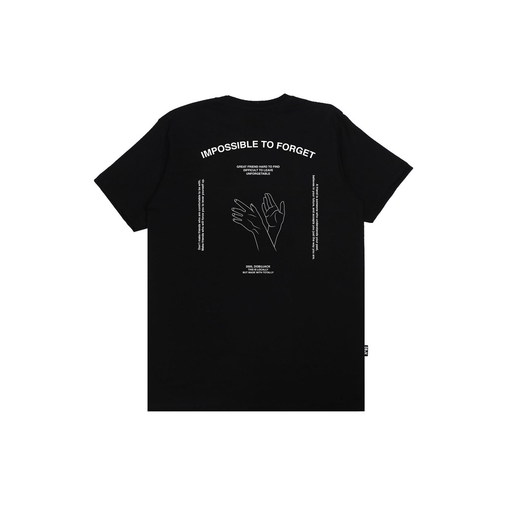 

Dobujack Tshirt Impossible Black Tees