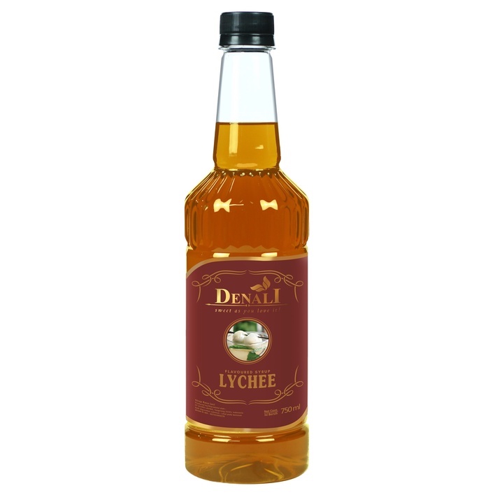 

DENALI LYCHEE SYRUP 750ML, CAMPURAN MINUMAN KAFE PREMIUM DLL