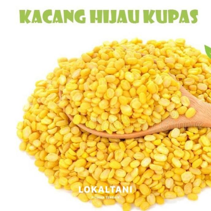 

Kacang hijau kupas 1 KG/ Ready stock