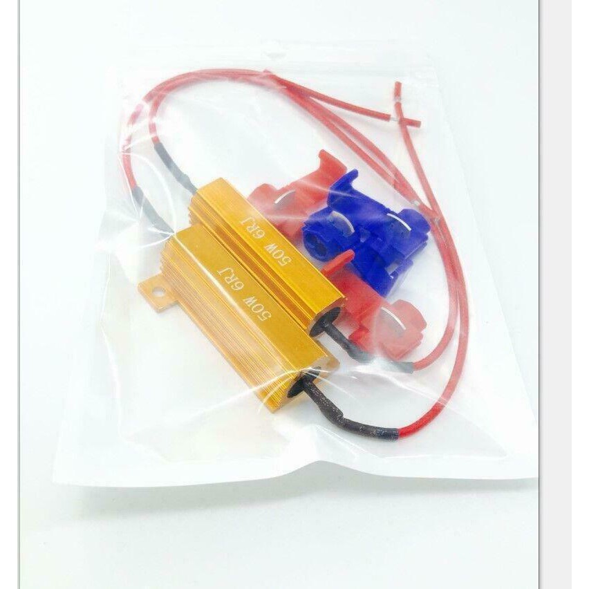 Load Resistor Flasher 50W 6RJ Lampu LED Sein Sen Mobil KEDIP NORMAL