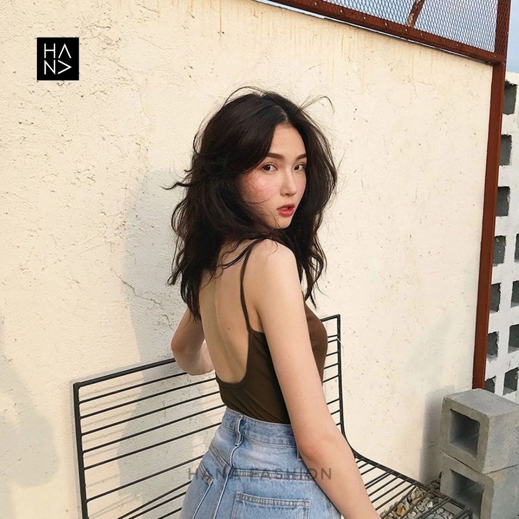 HanaFashion JKT - Aurora Basic Tank Top Crop Wanita - TT035-5