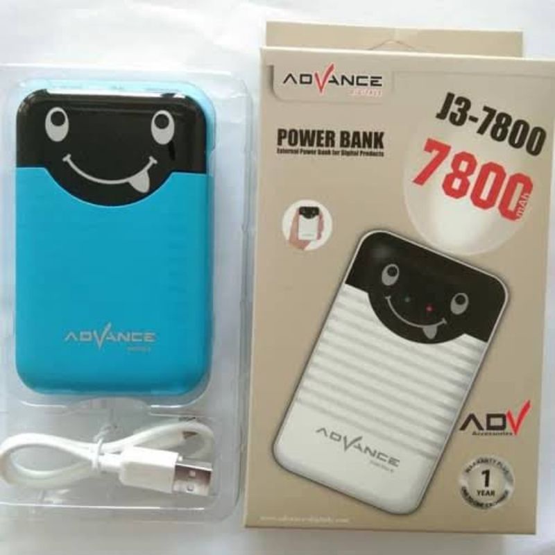 Advance Power Bank 7800 mAh ORIGINAL J3-7800