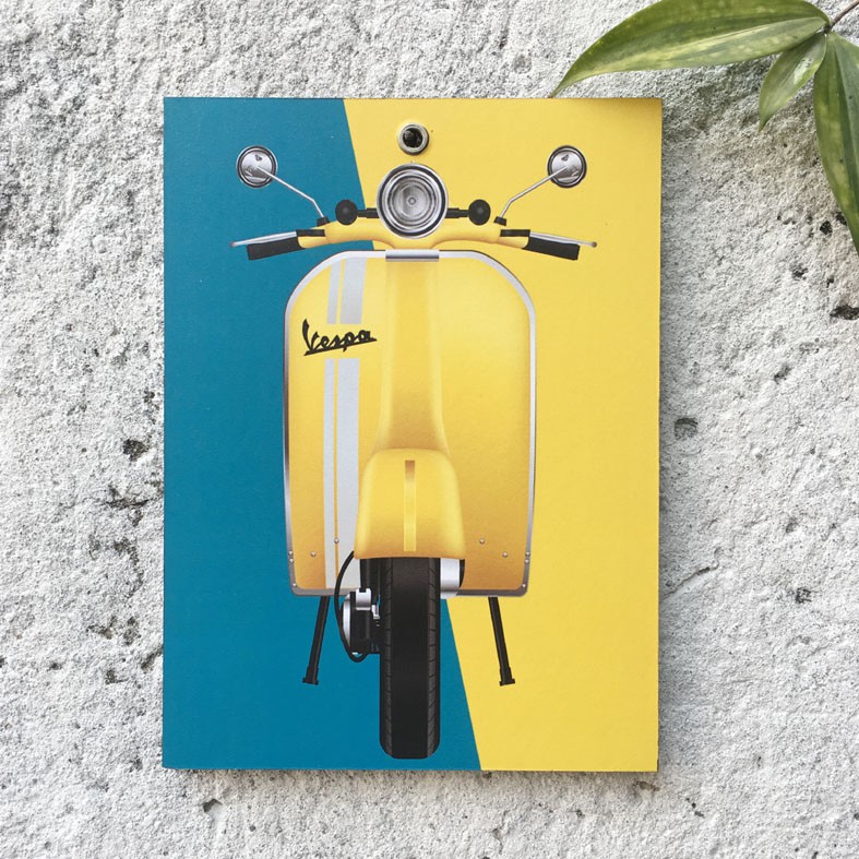 Hiasan Dinding Walldecor Dekorasi Rumah Retro Vintage Scooter Vespa BIN027