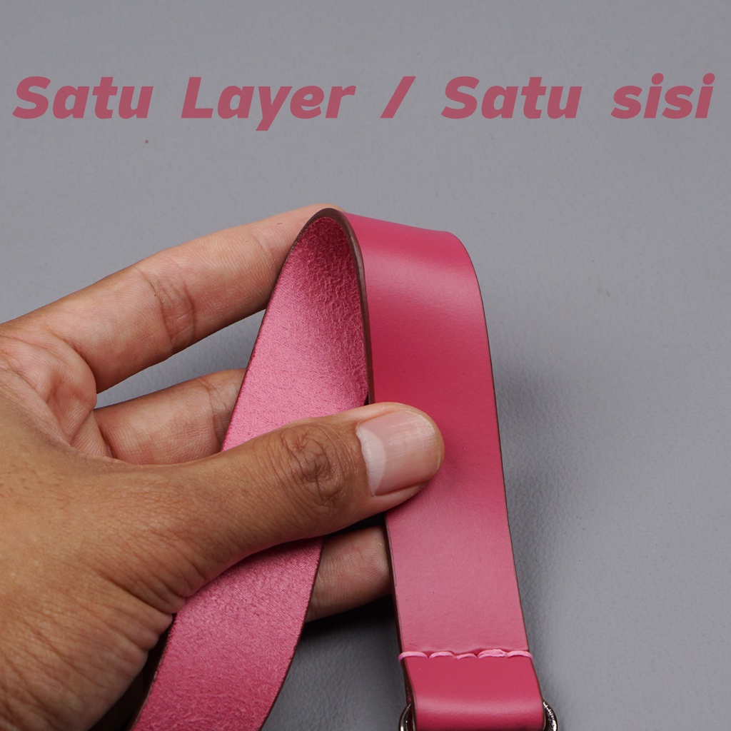 Tali tas Lecari Adjustable bahu dan selempang lebar 2.5 cm satu layer