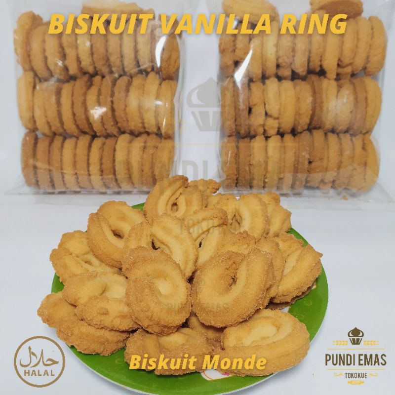 Biskuit Danies  / Biskuit Vanilla Ring  Kiloan 250 Gram