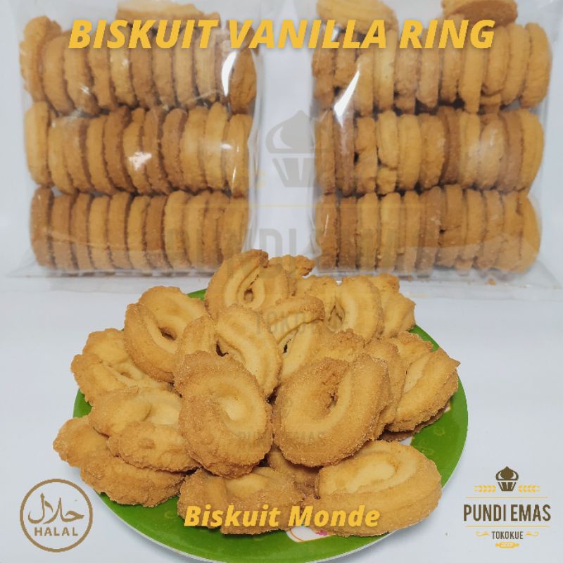 Biskuit Danies  / Biskuit Vanilla Ring  Kiloan 250 Gram