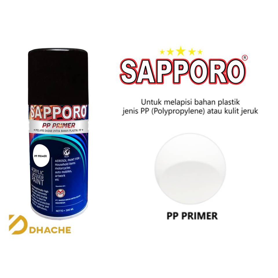 Cat Semprot Sapporo Spray PP PRIMER / pilok/ pilox (PP PRI) 300cc