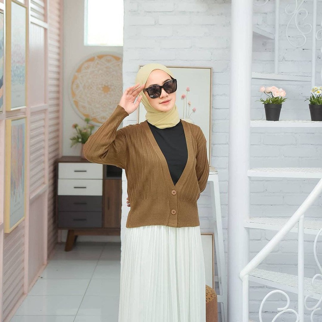 Nara Grosir - Zizi Outer l Sweater Polos l Sweater Pria dan Wanita
